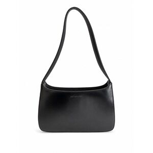 Jones New York Vintage Y2K Chic Black Leather Small Minimalist Shoulder Bag